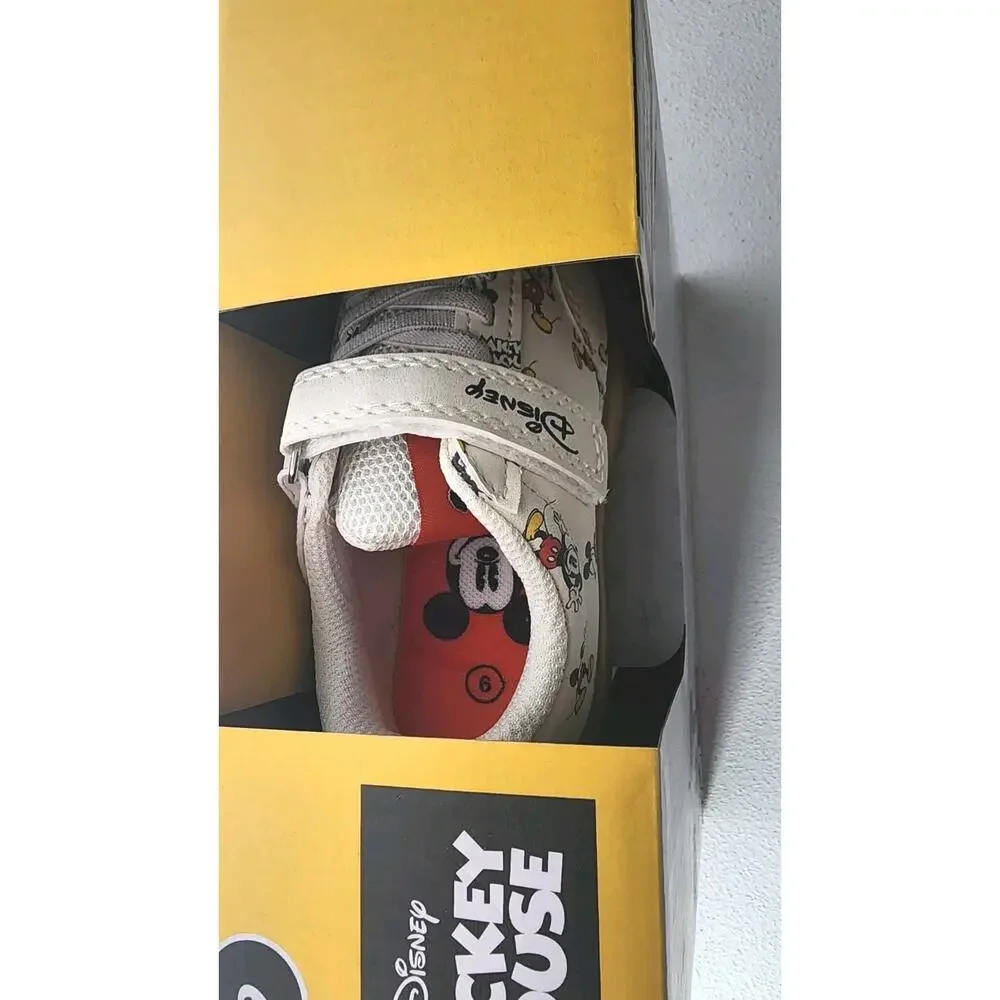 Disney Mickey Mouse Childrens Sneakers Shoes Toddler Size 9 New Boy Girl ALDI